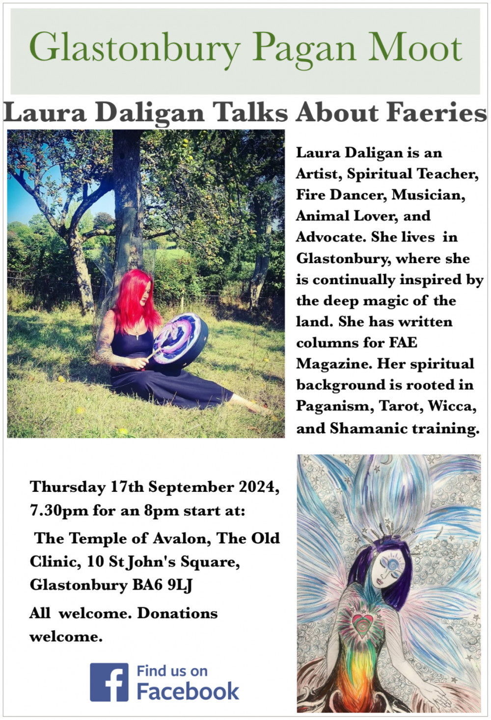 Glastonbury Pagan Moot — Laura Daligan talks about Faeries Glastonbury Pagan Moot — Laura Daligan talks about Faeries