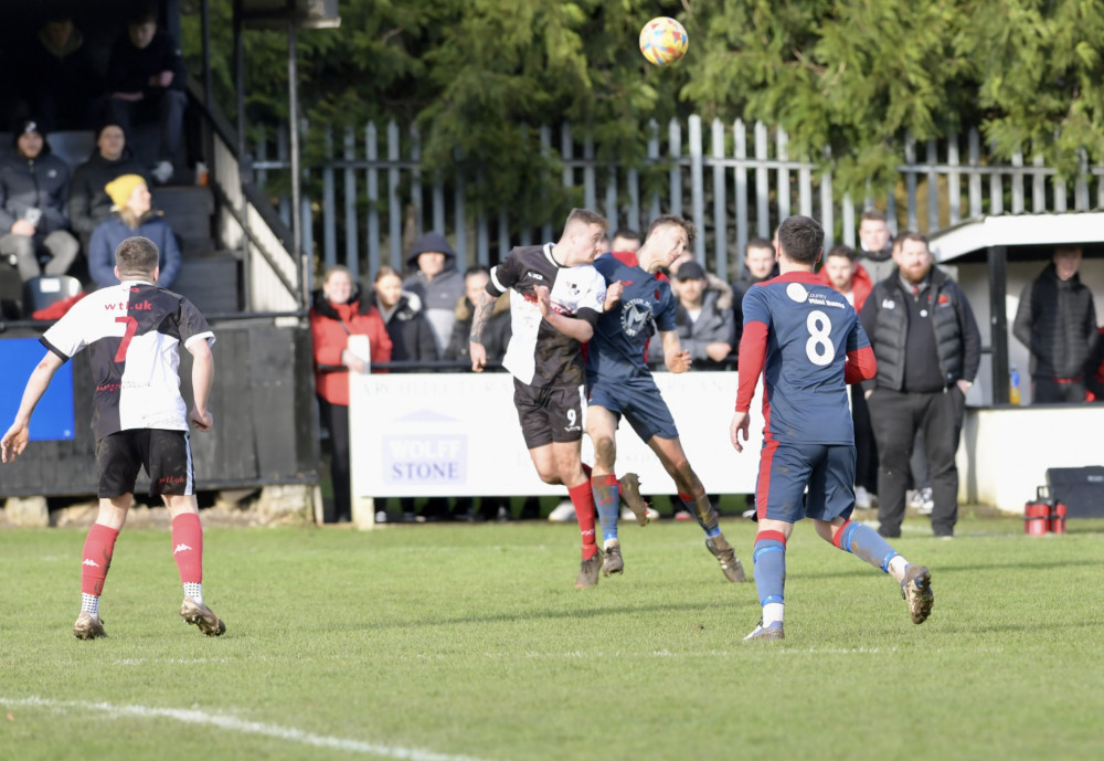 This triumph ensures Shepton's place in the Les Phillips Cup Final on Sunday, 12th May at Tiverton FC (Photo: Colin Andrews) 