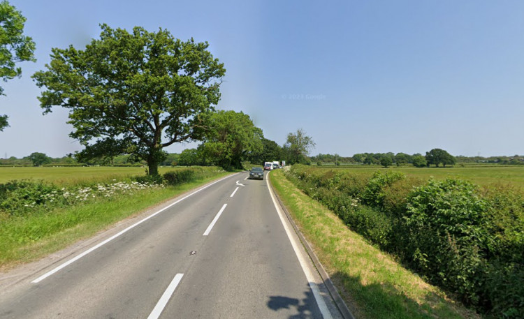 The incident happened on the Fosse Way near Harbury (image via Google Maps)