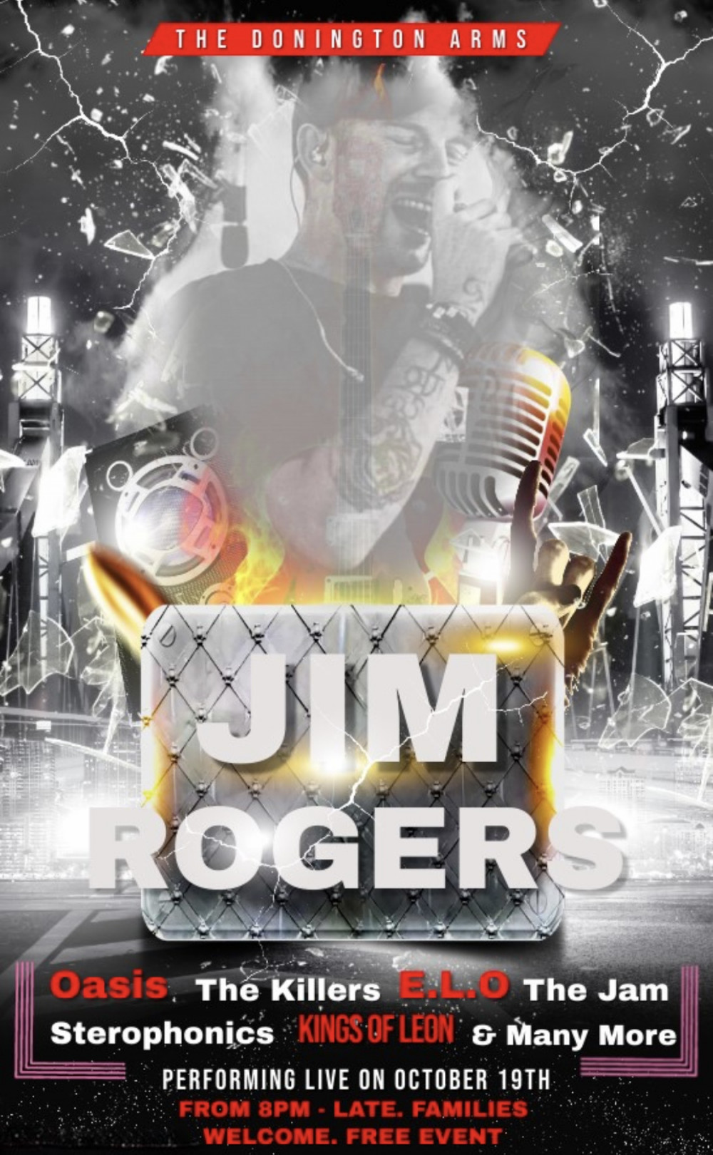 Jim Rogers playing live at The Donington Arms, Donington le Heath, Coalville Jim Rogers playing live at The Donington Arms, Donington le Heath, Coalville