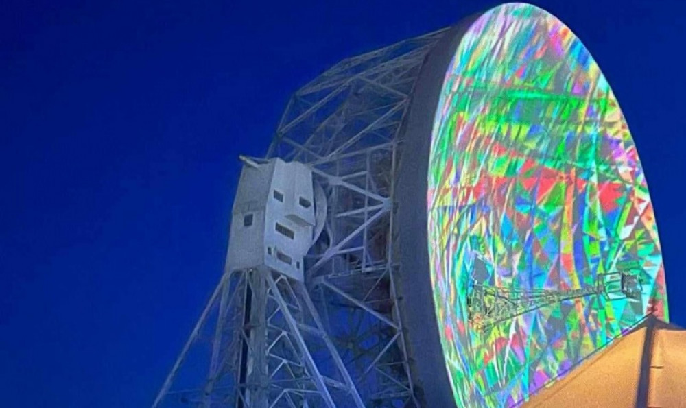 The Lovell Telescope, Jodrell Bank, Macclesfield. (Image - Macclesfield Nub News) The Lovell Telescope, Jodrell Bank, Macclesfield. (Image - Macclesfield Nub News)