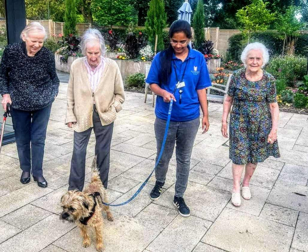 Throughout September Richmond Villages Willaston residents, staff, and even their furry companions put on their walking shoes to cover 30 miles, all in the name of raising funds and awareness for Dementia UK (Richmond Villages Willaston).