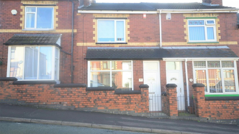 This terraced home in Burslem is available for rent for £700 pcm (Stephenson Browne).