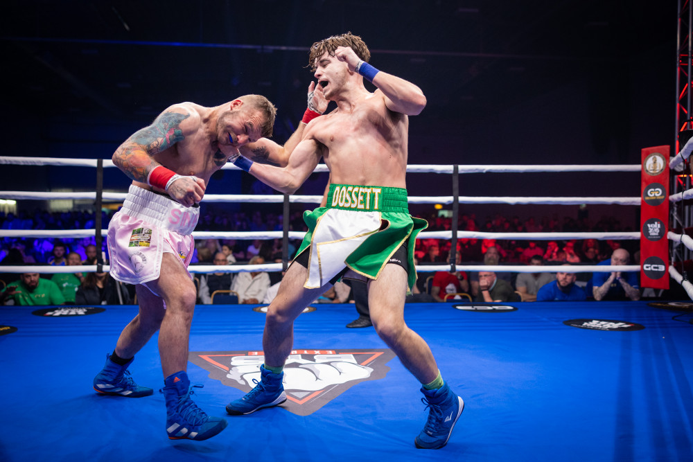 Harvey Dossett beat Aaron Sinclair on the Leeds Brawl show (Credit: Nick Ledger)