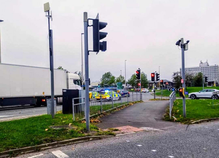 On Tuesday 15 October, emergency services were called to reports a man had collapsed on Crewe Road, close to B&Q Roundabout (Crewe Police).