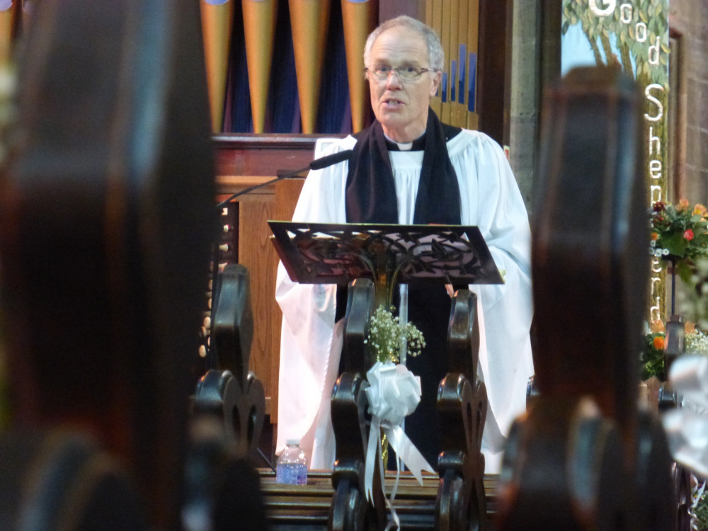 Rev David Page from St Peter's Church at Elworth has retired. (Photo: Stewart Green)