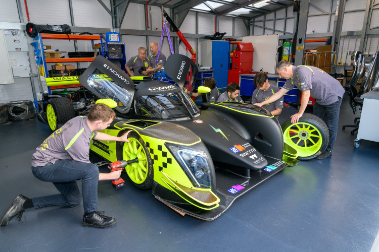 The car will be used to attempt to break one of several land speed records (image via SWNS)