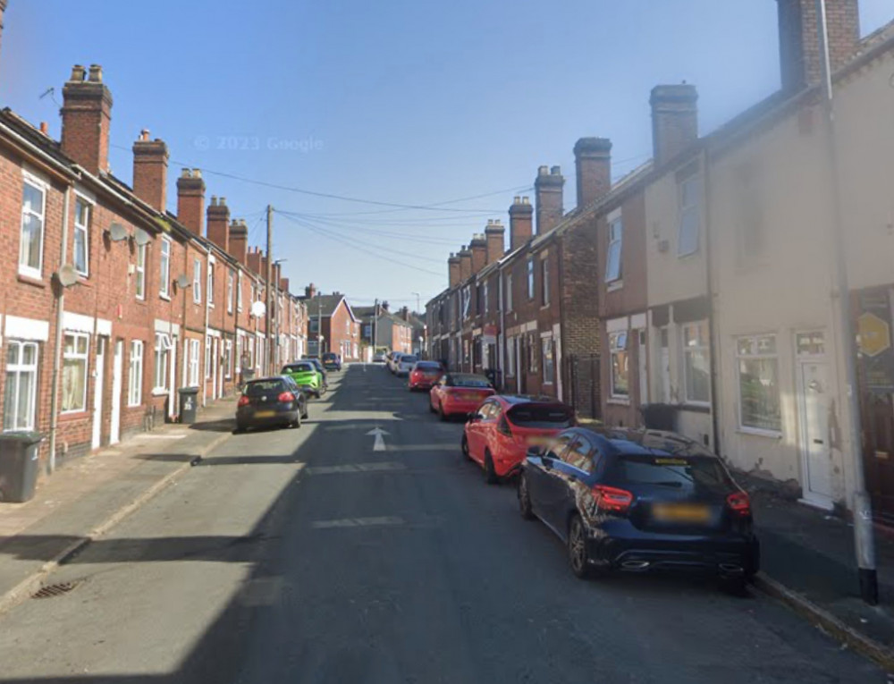 Firefighters were called to Hollings Street, Fenton, yesterday afternoon (Google).