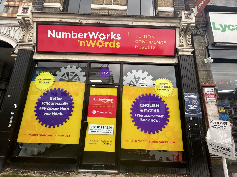 NumberWorks’nWords is located on Ewell Road, Surbiton (Credit:Tilly O’Brien)