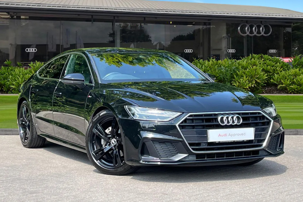 This stunning Audi A7 S-Line is now available at Stoke Audi (Swansway Group).