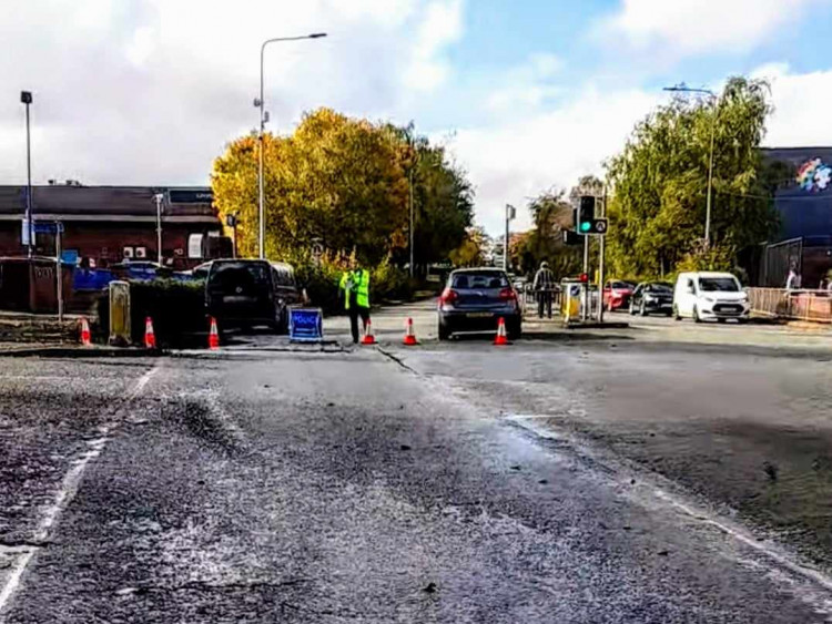 On Thursday 17 October, Cheshire Police received reports of an incident on West Street, close to the junction with The Market Shopping Centre (Photo: Crewe Resident).