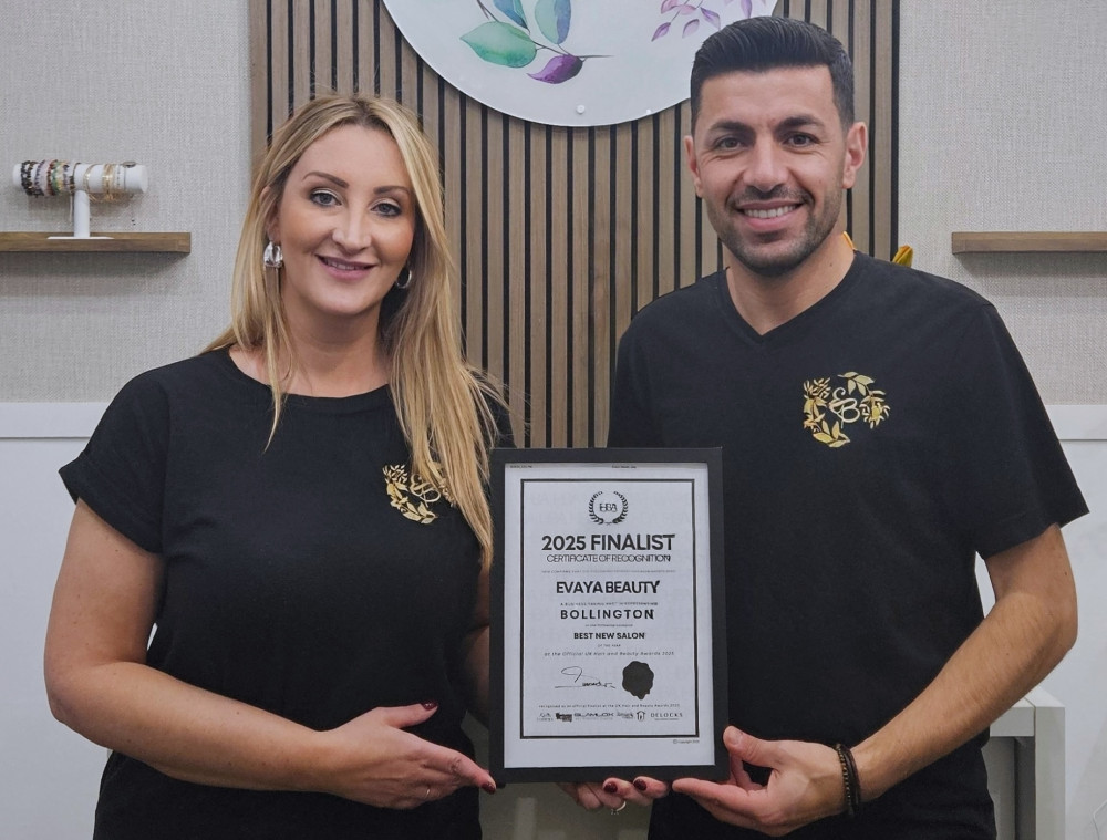 Evaya Beauty business owners Aral (right) and Natalie (left) Chater-Poole pictured on their recent open day. (Image - Evaya Beauty)