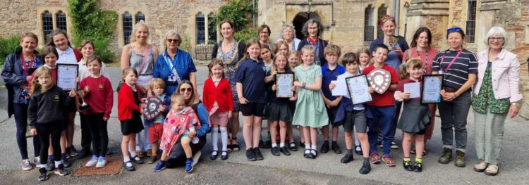 Winners of the 2024 Wells in Bloom competition gathered at Wells Town Hall to celebrate their achievements in making the city greener and more beautiful. (Wells City Council)