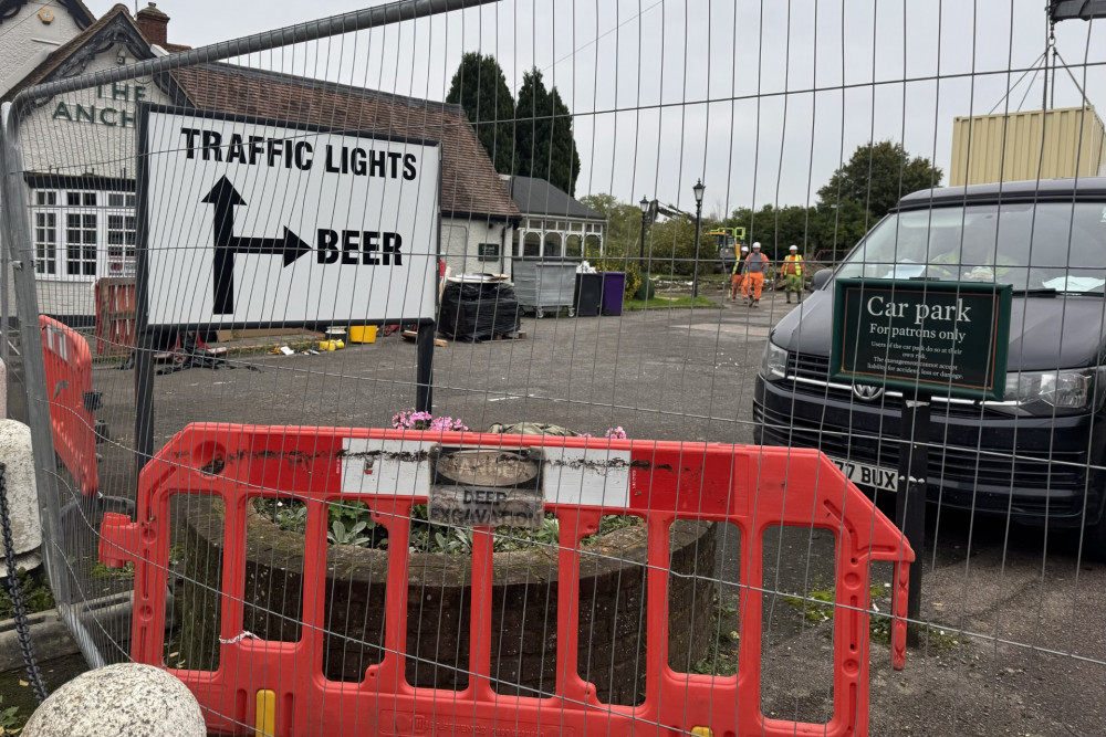 Work on the Anchor Pub started this Monday 