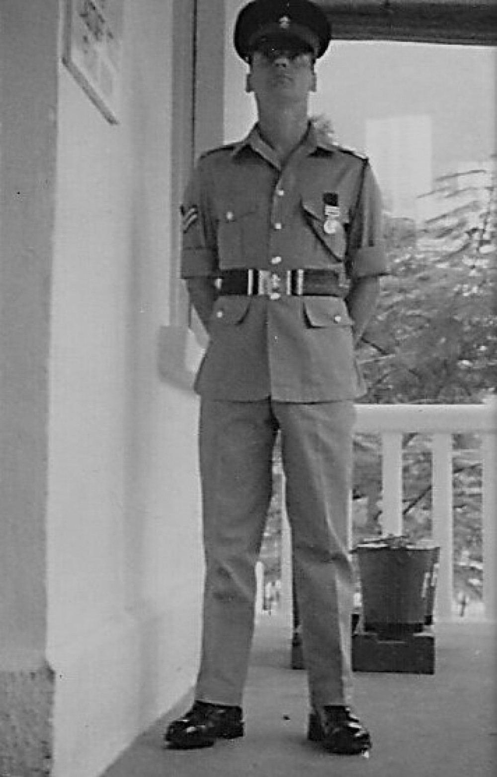 John Harper served in the army in Hong Kong (1974). (Photo: John Harper)