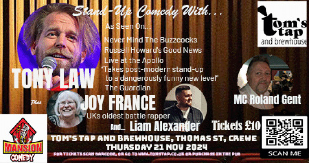 Comedy Night with Tony Law Comedy Night with Tony Law