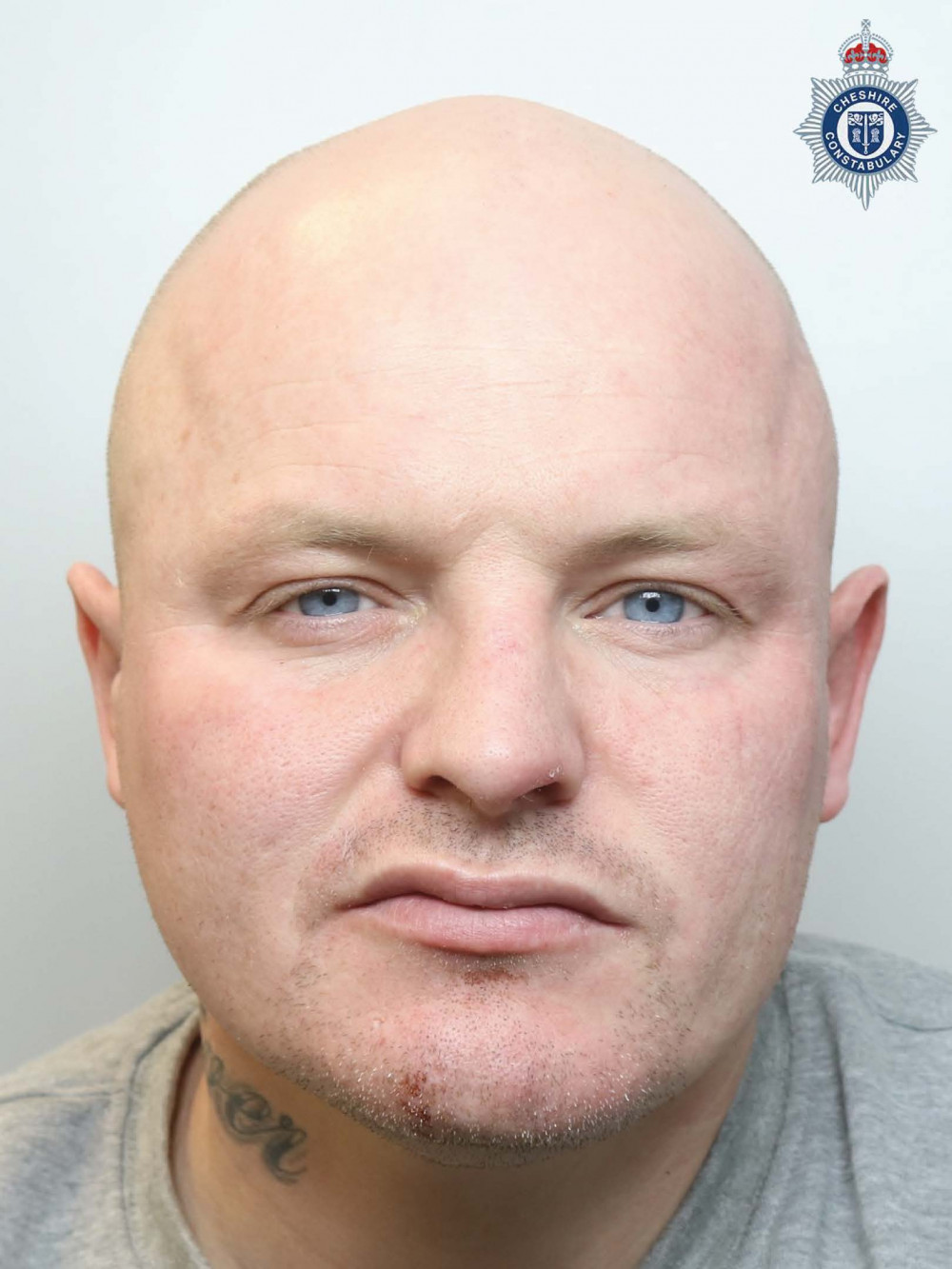 Kieran Bennion, 32, who abandoned a 12-year-old child at 4.30am after crashing his vehicle into a bush in Haslington, has been jailed for 15 months (Cheshire Police).