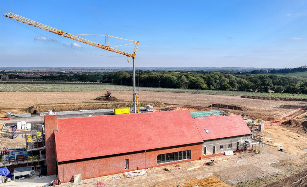 Maldon Fields crematorium in development. (Credit: Philip Fuller)