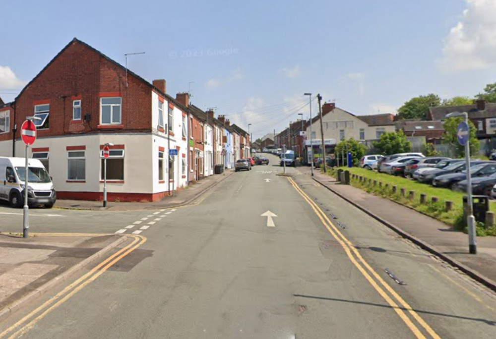 A pedestrian was hit by a black car on Hassell Street, Newcastle (Google).