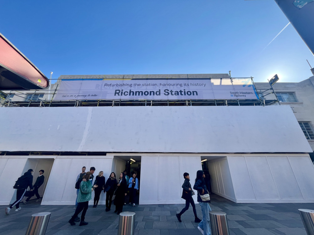 SWR say the next stage of works at Richmond Station are expected to be completed by early 2025 (credit: Cesar Medina).