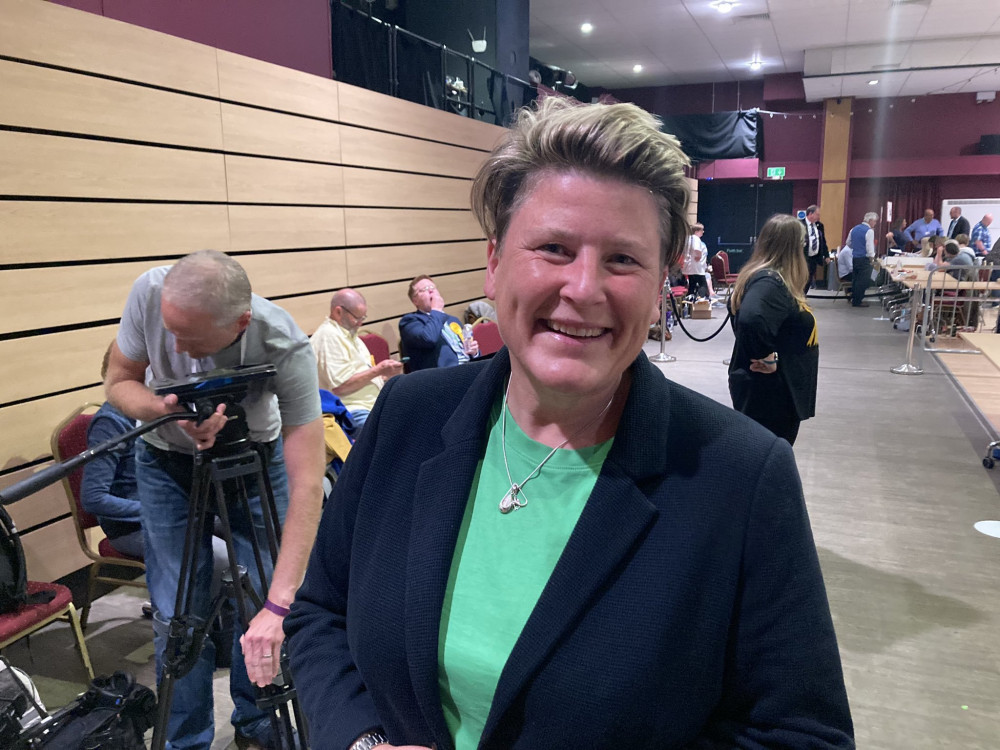 Sarah Dyke was elected to parliament for the Liberal Democrats in the Somerton and Frome by-election in July 2023 (image via LDRS)