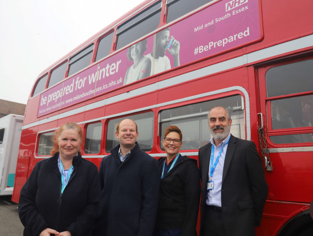 Janey Harris NHS, Cllr Jack Fergusion cabinet member for Culture, Sport and Communities, Basildon District Council, Alexandra Lambert NHS, Simon Williams Deputy Alliance Director Basildon and Brentwood NHS MSE ICB.