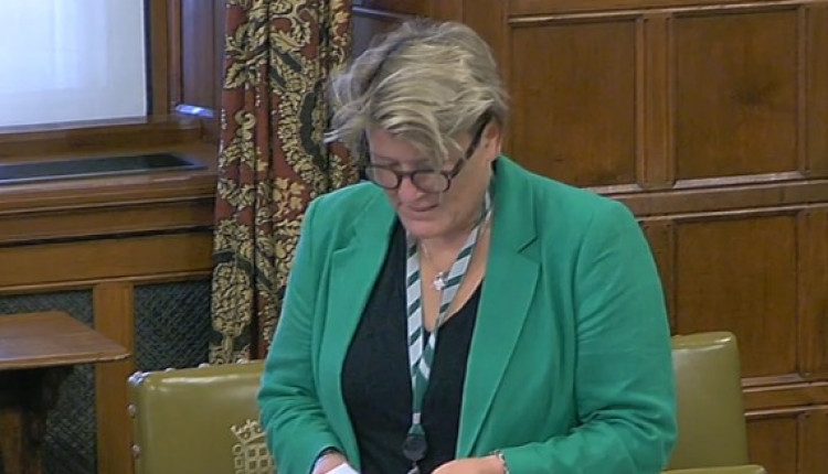Sarah Dyke MP Speaking During The SEND Debate In Westminster Hall. CREDIT: Houses Of Parliament.