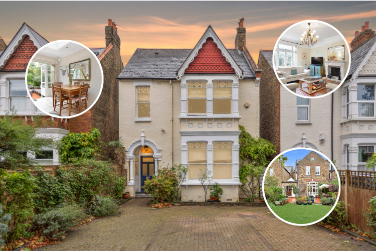 This week's Ealing property of the week is a beautiful five bedroom detached home in Argyle Road, Ealing (credit: Leslie & Co).