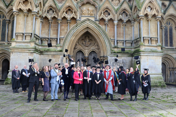 Strode College graduates receive their degrees in a stunning ceremony, surrounded by family, friends, and local dignitaries.