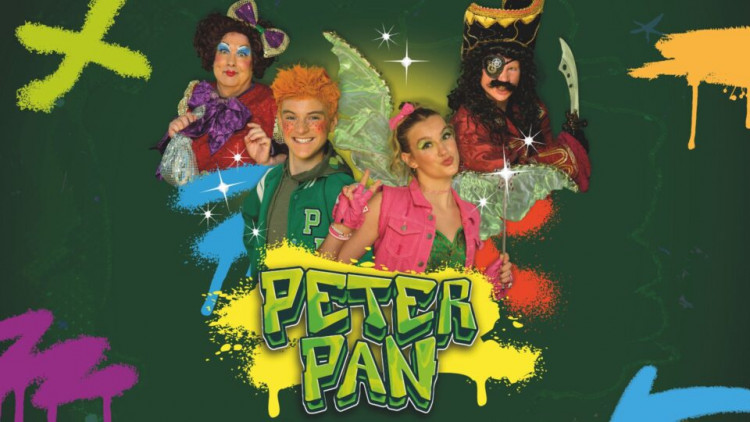The cast of Strode Theatre’s Peter Pan pantomime prepare to battle Captain Hook in a reimagined Neverland.