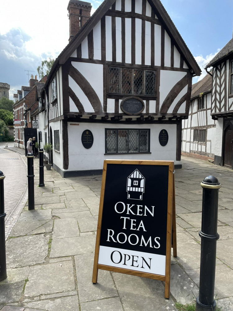 The name has been shortened slightly to the 'Oken Tea Rooms' (image supplied)