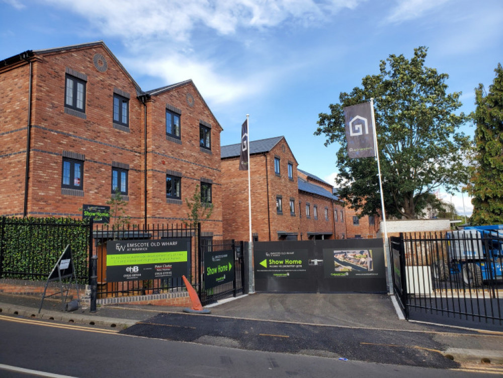 The offices form part of the Emscote Old Wharf development off All Saints Road (image by Geoff Ousbey)