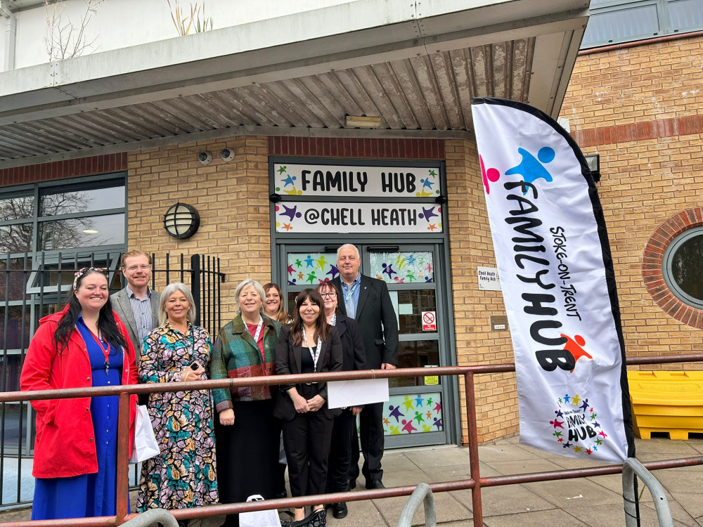 The new Chell Heath Family Hub is based on Bishop Road (Stoke-on-Trent City Council).