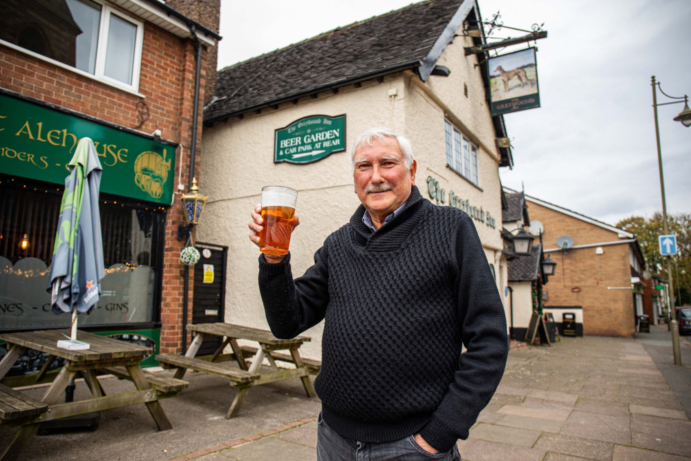 Rob Cocker, 73, has been travelling the country for 55 years, sampling ales in thousands of pubs (SWNS).