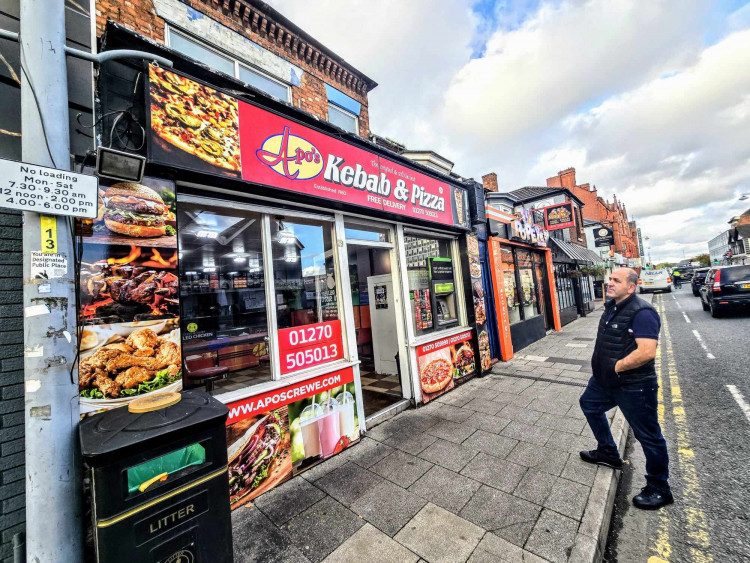 Apo's Pizza & Kebab, Nantwich Road, has been operated by former owner of Flames Balti Massala Nantwich, Veli, for over 18 months (Ryan Parker).