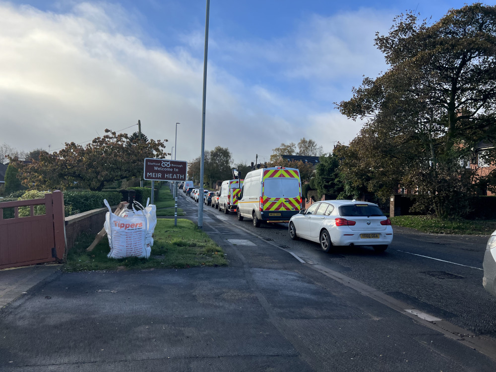 Two-way signals will be installed on Sandon Road, near the junction for Grindley Lane (Nub News).