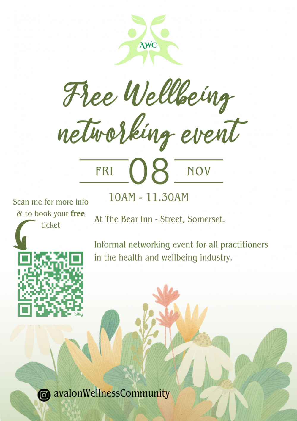FREE networking event for wellbeing practitioners FREE networking event for wellbeing practitioners