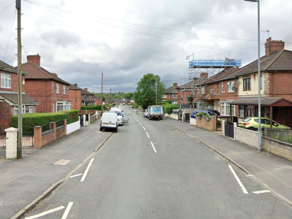 A delivery car was stolen whilst food was being delivered on Whitehouse Road in Abbey Hulton (Google).