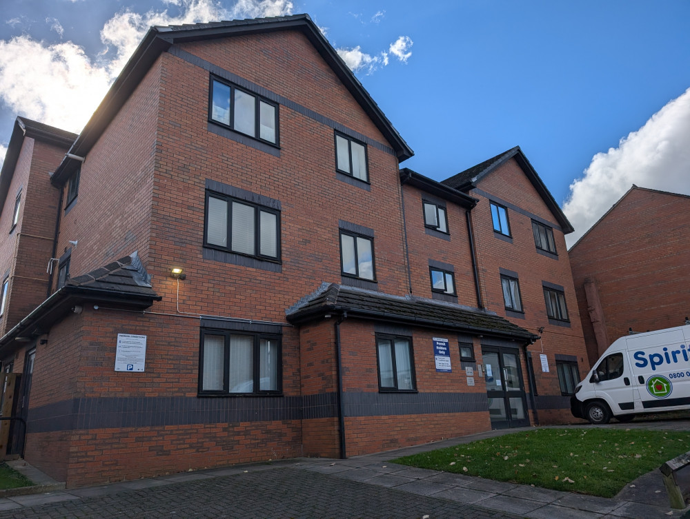 Residents in Lovatt Court, Stoke, had received support from Brighter Futures since 2022 (LDRS).