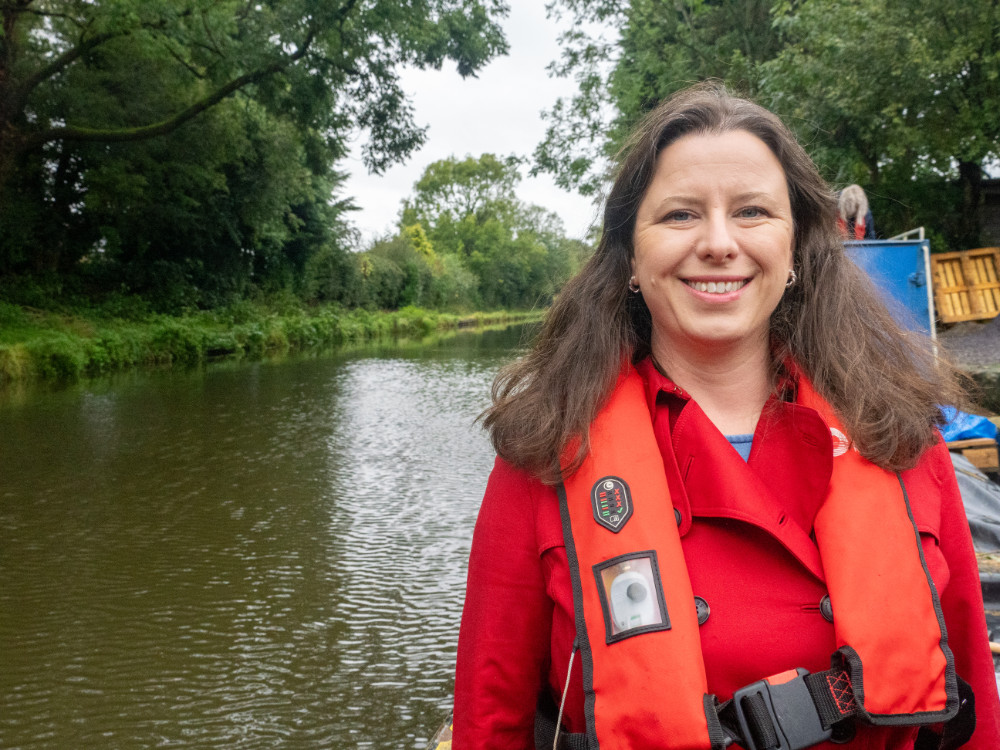 Sarah Russell MP say the state of our local rivers and waterways is a 'disgrace'.  (Photo: Sarah Russell MP) 