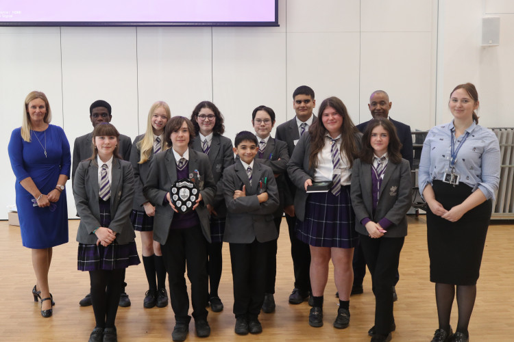 Westwood Academy walked away with the winning school trophy (image via KMAT)
