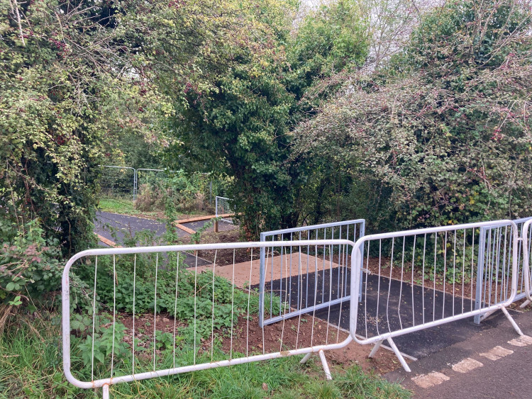 Steps Leading From The Strawberry Line To The Priory Fields Site In Wells. CREDIT: Daniel Mumby. 