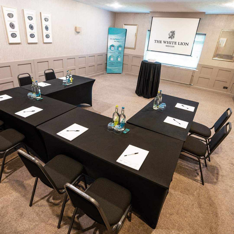The White Lion Weston offers flexible and functional event space to suit a variety of corporate functions (The White Lion Weston).