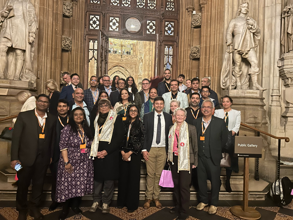 Kingston and Surbiton's Green Party candidate, Dr Debojyoti Das helped launch the Save the Mangrove Project in Parliament (Credit: Tilly O'Brien)