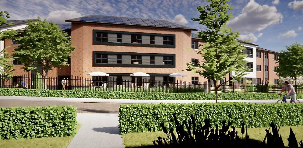 An artist's impression of the new care home near Hugglescote. Images: North West Leicestershire District Council/LNT Care Developments