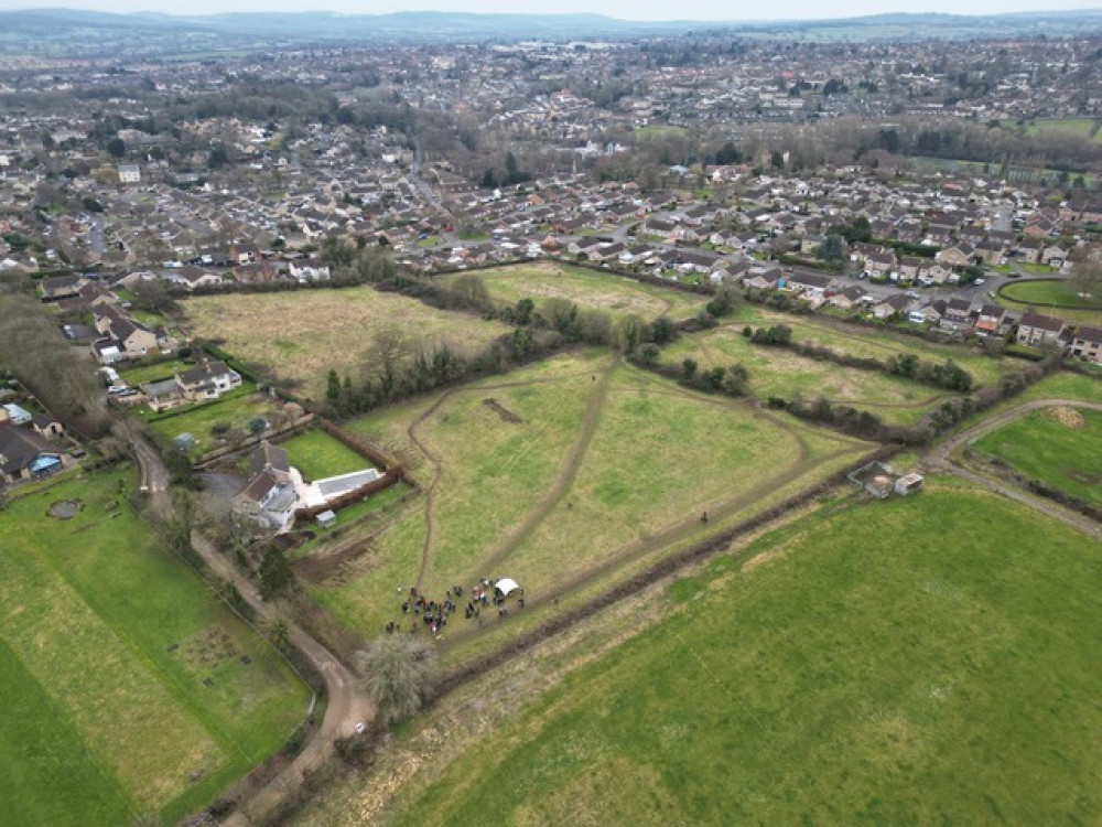 Packsaddle Fields on Packsaddle Way in Frome (Image via People for Packsaddle)