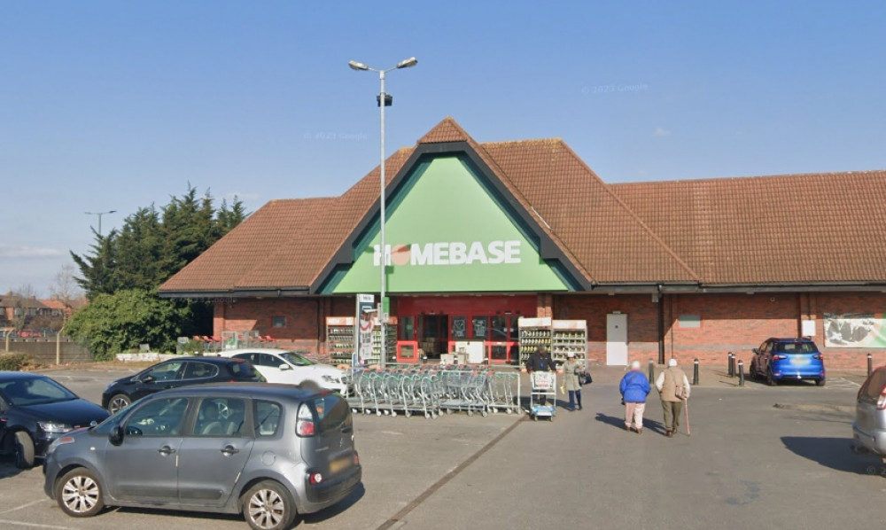 The hand car wash was proposed for Homebase in Hanworth (image via Google Maps)