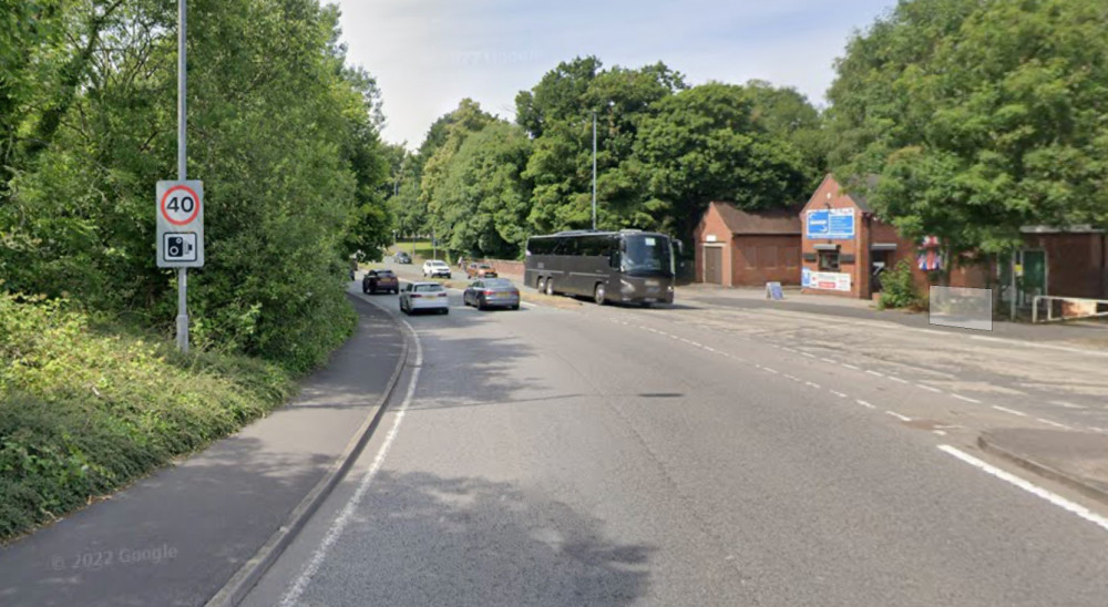 The collision happened on the A34 Stone Road last night (Google).