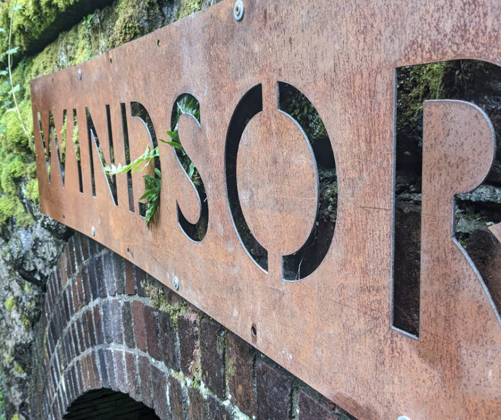 The historic Windsor Hill tunnel in Shepton Mallet, part of the project to transform the old Somerset and Dorset railway line into a scenic multi-user path.