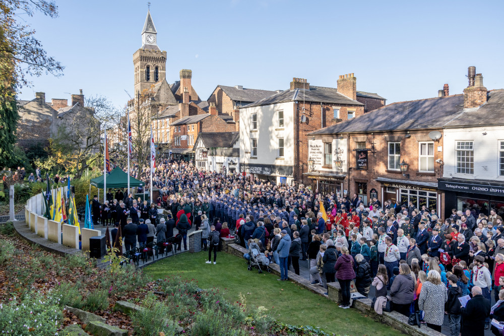 Congleton Town Council is anticipating another fantastic turnout for the Congleton Remembrance Service at the Lawton Street Cenotaph on Sunday 10 November (Congleton Town Council).